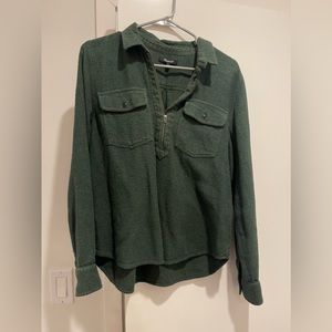 Green shacket (shirt / jacket)